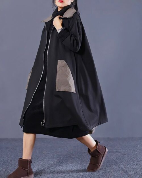 Super Long Hooded Coat