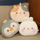 Round Animal Plushies - Hand-warmer Edition word2