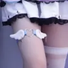 Winged Heart - Kawaii Leg Accesory word3
