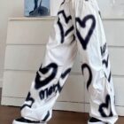 High Waist Loose Pants - Y2K Aesthetic word1