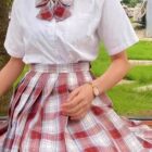 JK Plaid Skirt - Kawaii Clothes word1