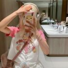 MIKKO Printed Shirt - Harajuku Aesthetic word3