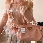 Off Shoulder Sweater - Himekaji Aesthetic word2