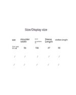 Size chart for handmade aesthetic cardigan: one size fits all.