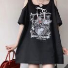 Dark Angel Oversized Tee - Gothic Lolita Aesthetic word2