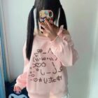 Nyanko Pastel Sweatshirt - Kawaii Clothes word1
