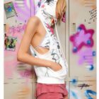 Sleeveless Punk Hoodie - Grunge Aesthetic word2