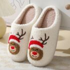 Plushy Home Slippers - Christmas Collection word2