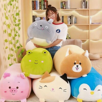 Kawaii Animal-Themed Mochi Plushies