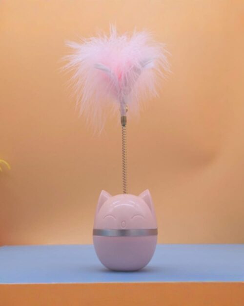 Kawaii Automatic Tumblr Feather Toy for Cats
