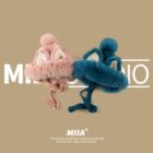 MIAA Fox Ears Plush Winter Hat word2