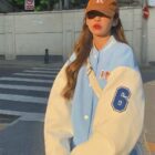 Baseball Jacket - Korean Aesthetic word3