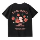 Short Sleeve Strawberry Bunny T-shirt word3