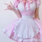 Pink Maid Costume - Kawaii Aesthetic word1