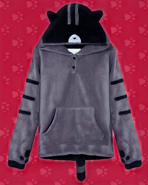 Kawaii Neko Atsume Hoodie - Pickles Edition