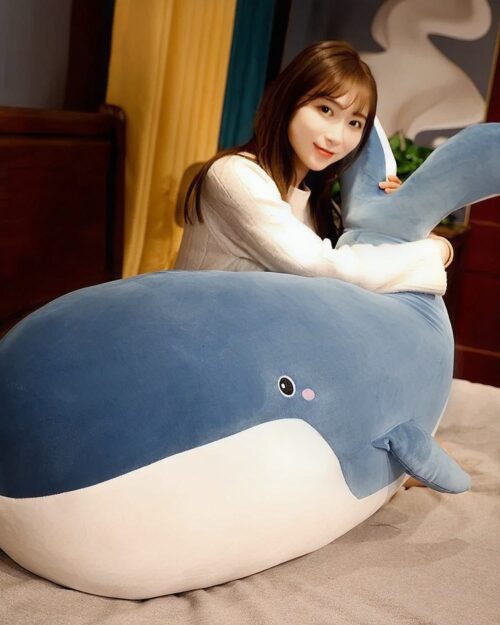 Kawaii Whale Plushies - Bubbles and Luna