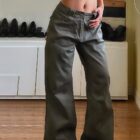 American Style High Waist Pants - Y2K Aesthetic word2