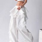 Fake Skirt Cargo Pants - Y2K Aesthetic word2