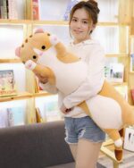 A plush long cat, part of our long cat plushies collection.