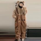 Bear Fluffy Pajamas - Kawaii Clothes word1