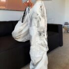 Washed out Artsy Pants - Y2K Aesthetic word2