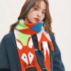 Cute Fox Scarf - Cottage Aesthetic word3