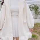 Plush Fluffy Rabbit Hoodie word3