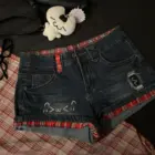 Kawaii Denim Shorts - Y2K Aesthetic word3
