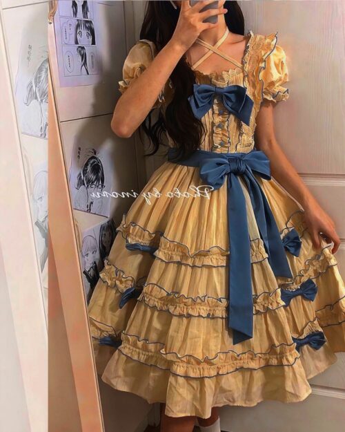 French Lolita Dress - Vintage Aesthetic