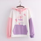 Kawaii Harajuku Foodie Happy Rabbit Hoodie word2