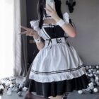 Soft Girl Japanese Lolita Maid Costume word3