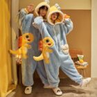 Pajama Dino-Shark Jumpsuit - Couple Edition word3