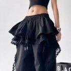 Fake Skirt Cargo Pants - Y2K Aesthetic word2