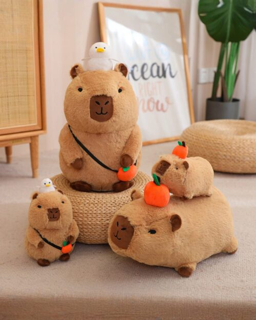 Capybara Plushie - Duck and Carrot Edition