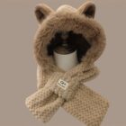 Fluffy Fox Winter Hat - Kawaii Clothes word2