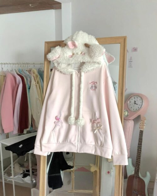 Loose Little Lamb Hoodie - Kawaii Aesthetic