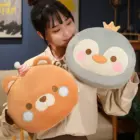 Round Animal Plushies - Hand-warmer Edition word2