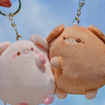 Kawaii Piggy Key Chain Plushie - Couples Edition