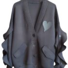 Lace Long Sleeve Cardigan - Kawaii Aesthetic word3