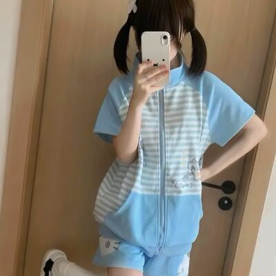 Japanese Striped Loungewear