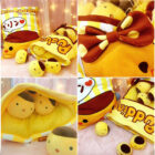 Close-up view of snack bag plushies featuring Pikachu and a Dolly character. A Large Bag Of Snacks Plushies.