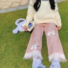 Laced Casual Pants - Kawaii Clothes word2