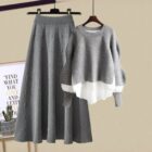 Loose Lazy Style Set - Korean Aesthetic word1