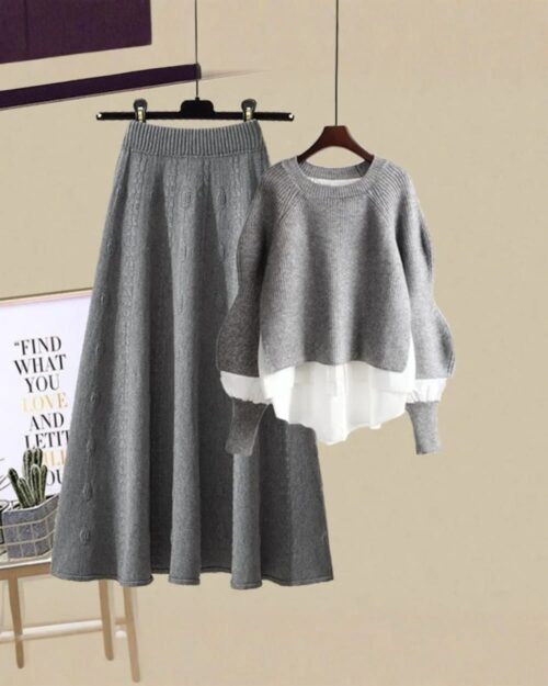 Loose Lazy Style Set - Korean Aesthetic