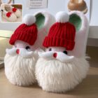 Santa Claus Home Slippers - Kawaii Winter word1