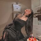 Lace Spring Dress - Gothic Aesthetic word1