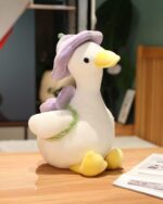 Kawaii Molly the Little Flower Duck, a plushie toy with a floral hat and wings.