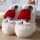Santa Claus Home Slippers - Kawaii Winter word1