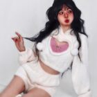 Kawaii Fluffy Pajama Set word1