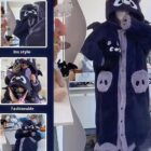 Coral Fleece Long Thickened Nightgown word2